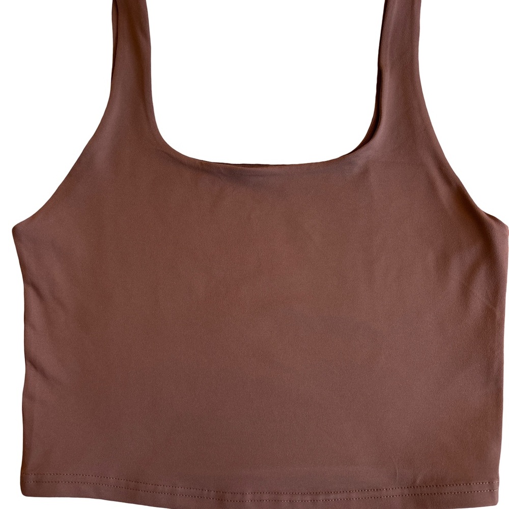 ReoRia Brown Crop Tank Top Large